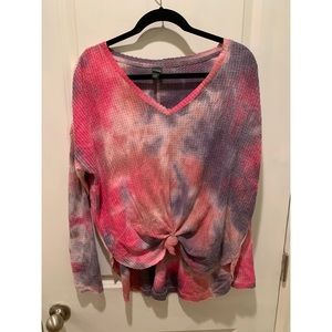 Tie Dye Long Sleeve Top